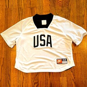 Nike USA Olympics women’s soccer reversible crop top size S never worn